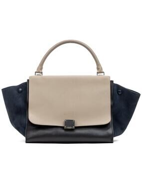Celine Tricolor Trapeze Bag Leather #326303C82B